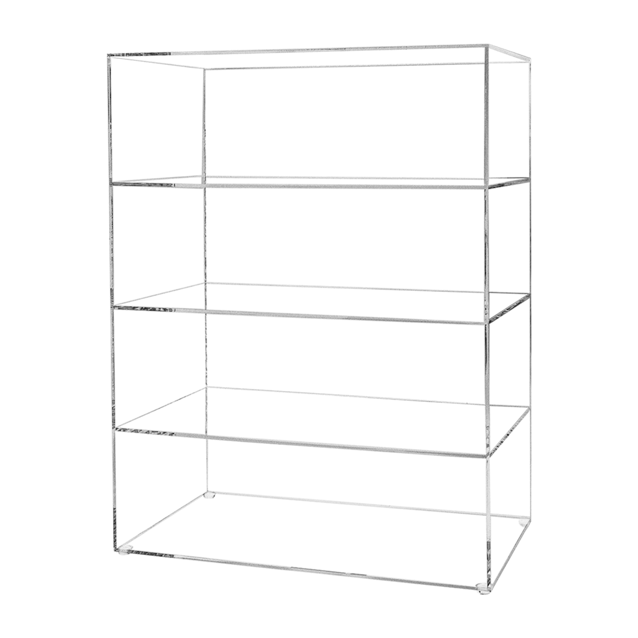 12" x 7" x 16" Retail Product Display Cabinet with 3 Shelves