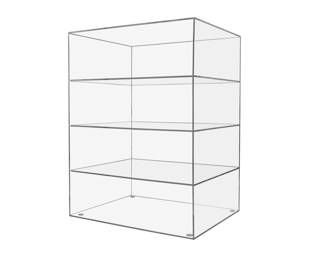 12" x 9.5" x 16" Retail Product Display Cabinet with 3 Shelves