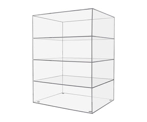 12" x 9.5" x 16" Retail Product Display Cabinet with 3 Shelves