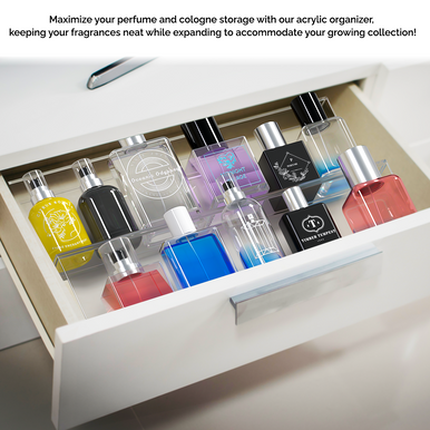 Modular Rack Drawer Trays 11.75" Clear Storage Organizer