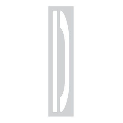 Alphabet Stencil Kit with 26 Pieces for Parking Lots and Schools