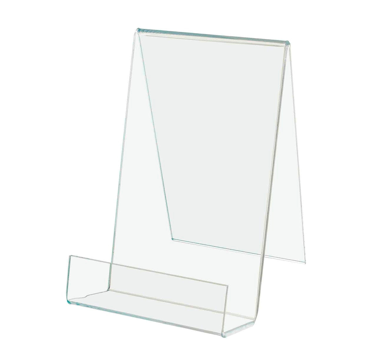 Clear Acrylic Easel 4" x 6" Countertop J Stand