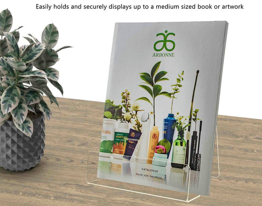 6"W x 6"H Tablet Easel with Front Lip Comic Book Display Stand