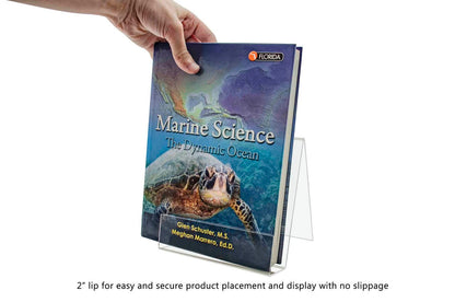 Clear Acrylic Easel 7" x 7" Countertop J Stand