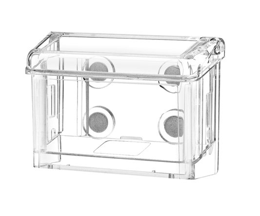 Mobile Marketing Magnetic Business Card Holder with Lid Outdoor