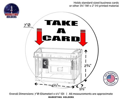 Grab A Card Magnetic Outdoor Vehicle Business Card Holder