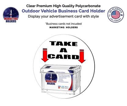 Grab A Card Magnetic Outdoor Vehicle Business Card Holder