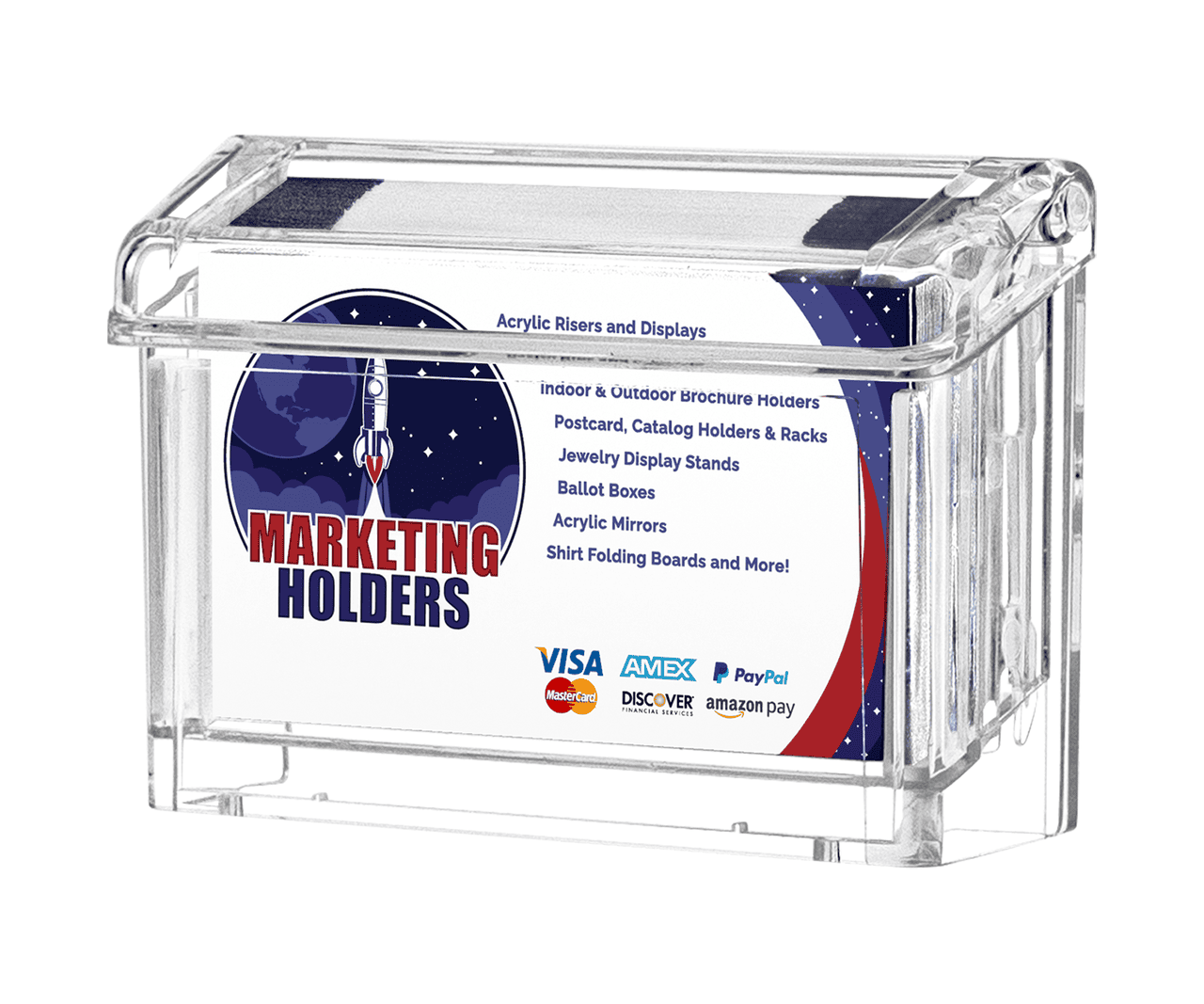 Grab A Card Vehicle Outdoor Business Card Stick On Holder