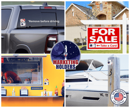 Grab A Card Vehicle Outdoor Business Card Stick On Holder