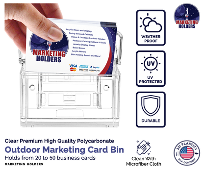 Grab A Card Vehicle Outdoor Business Card Stick On Holder