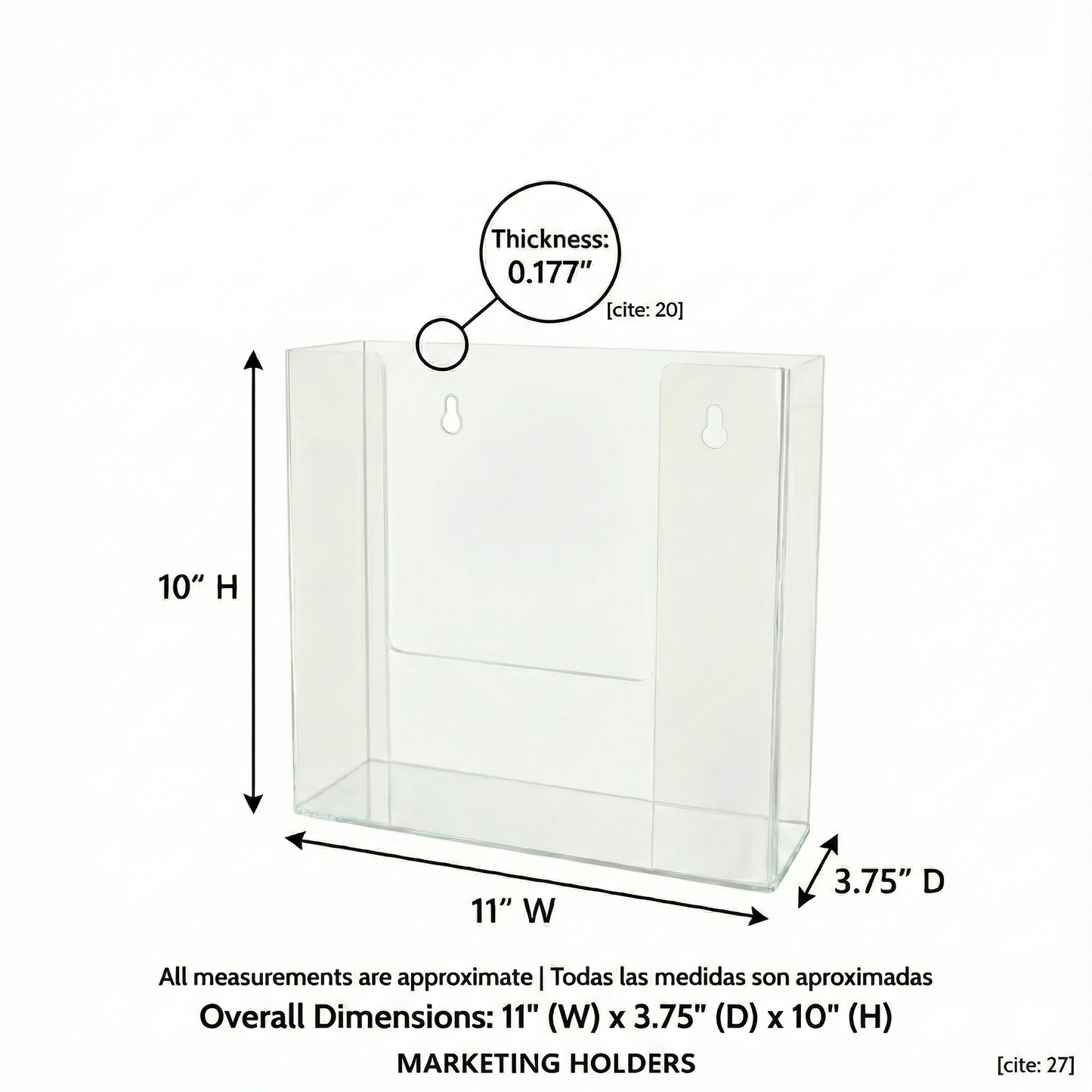 Medical Glove Box Dispenser Double Capacity Storage Bin
