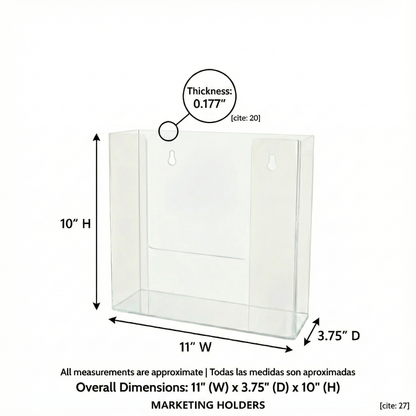 Medical Glove Box Dispenser Double Capacity Storage Bin
