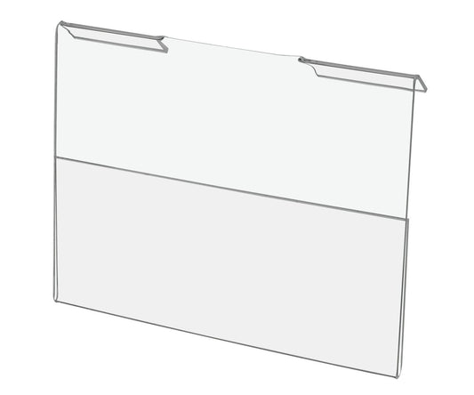 7"W x 5.5"H Gridwall Sign Display Office Retail Literature Sleeve