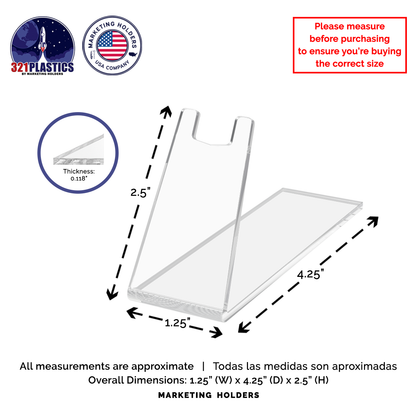 Acrylic Gun Display Model Toy Stand for Retail Tabletops