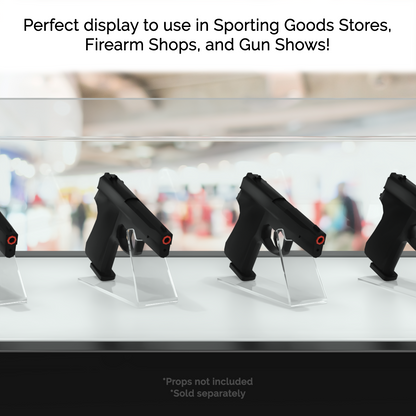 Acrylic Gun Display Model Toy Stand for Retail Tabletops