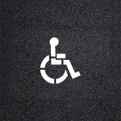Handicap Stencil 48" Symbol ADA Compliant Template