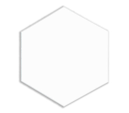 Hexagon Tile 3" Acrylic 1/8" Thick Pieces for Crafts