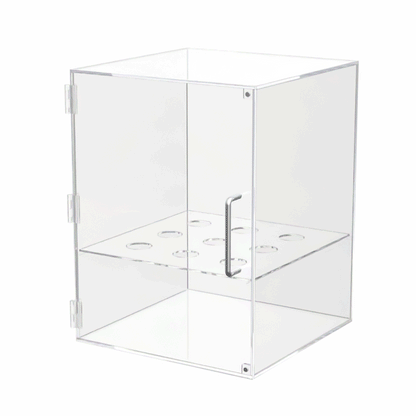 Enclosed Ice Cream Cone Case 12.25" x 13.25" x 16" with 2 Trays