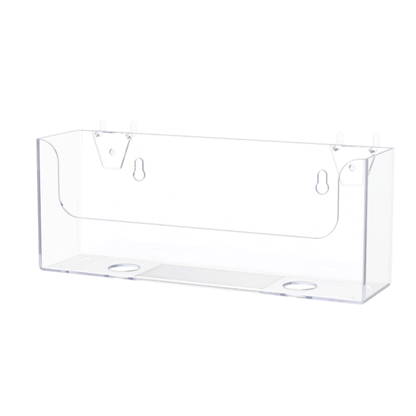 Pegboard 8.5"W Horizontal Bifold Brochure Holder