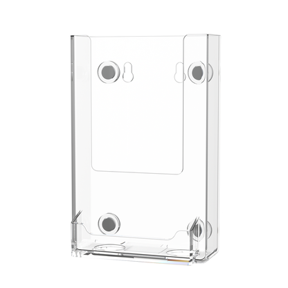 4"W Magnetic Trifold Brochure Holder with Business Card Pocket