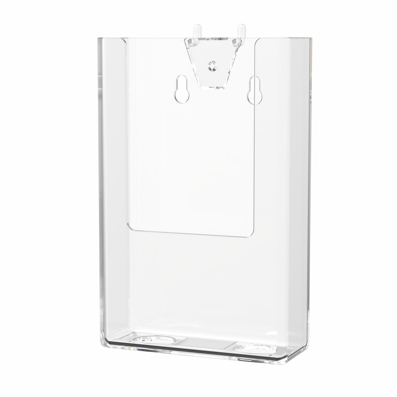 Pegboard 4" Trifold Brochure Holder Literature Display