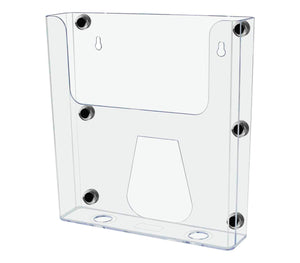 8.5"W Magnetic Flyer Holder Metal Mount Brochure Display