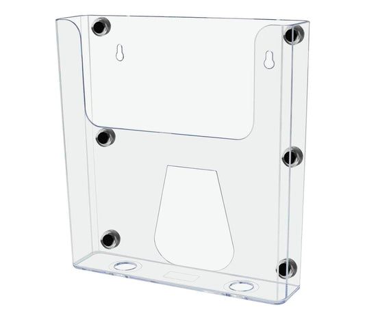 8.5"W Magnetic Flyer Holder Metal Mount Brochure Display