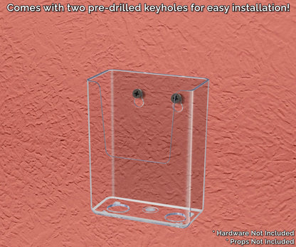 3.25"W Oversized Business Card Holder Wall or Countertop