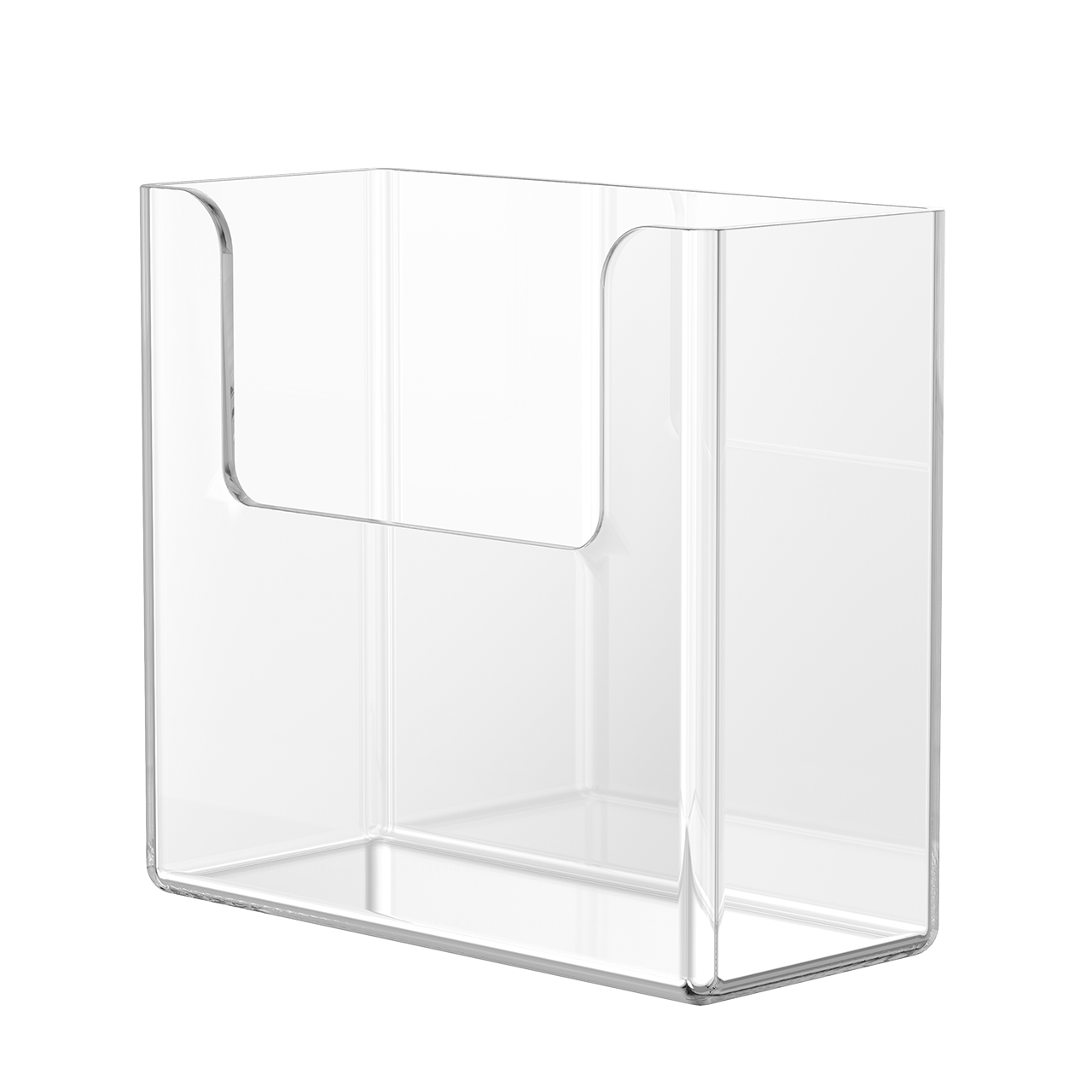 Vertical Desktop Business Card Holder Extra Wide Deep Oversized