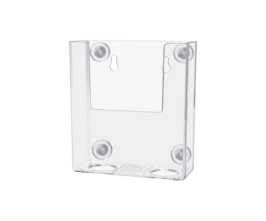 Magnetic 4"W Trifold Holder Metal Mount Brochure Display
