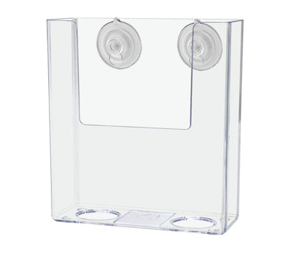 Suction Cup 4"W Trifold Brochure Bin Window Display