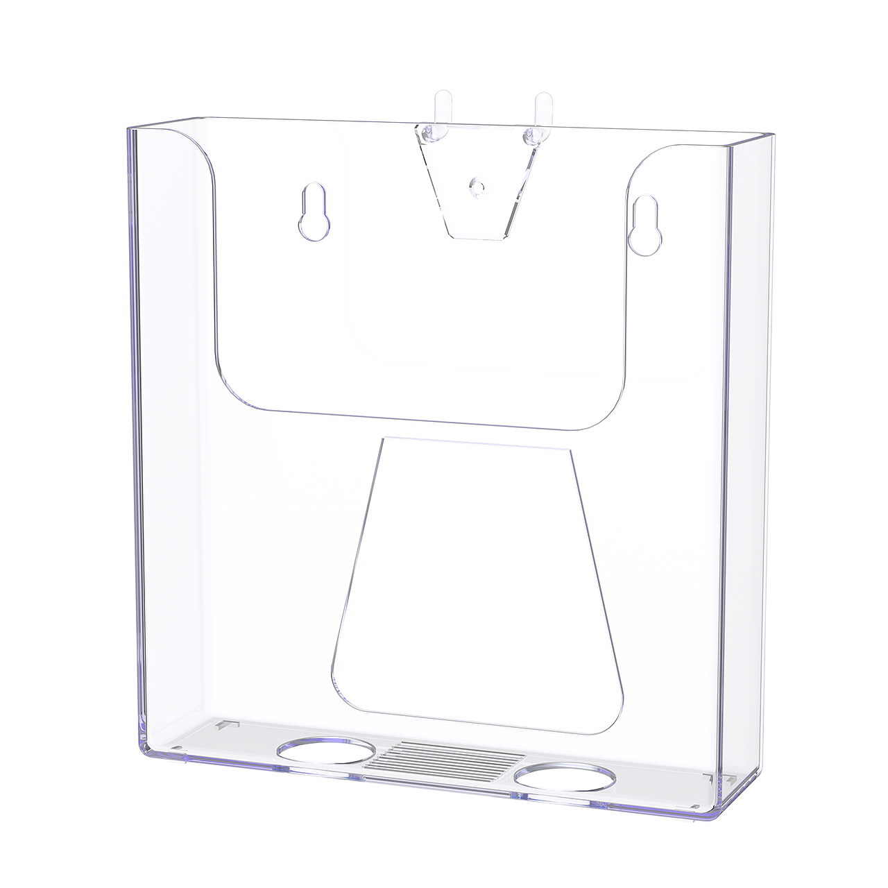 Pegboard 6"W Bifold Brochure Holder Booklet Display