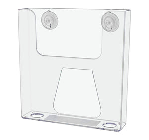 Suction Cup 6.5"W Bifold Brochure Booklet Holder Window Display
