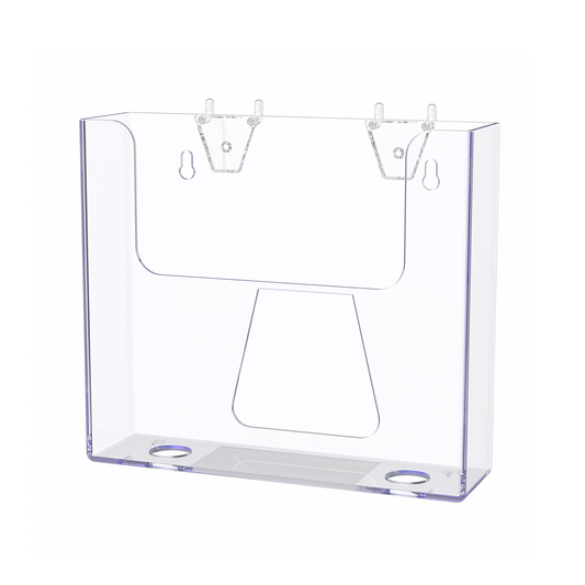 Pegboard 7.5"W Advertisement Flyer Rack Booklet Holder