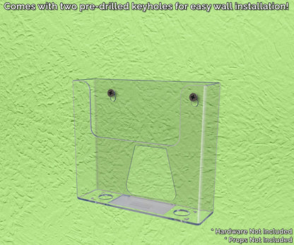 7.5"W Flyer Rack Booklet Holder Wall or Countertop Display