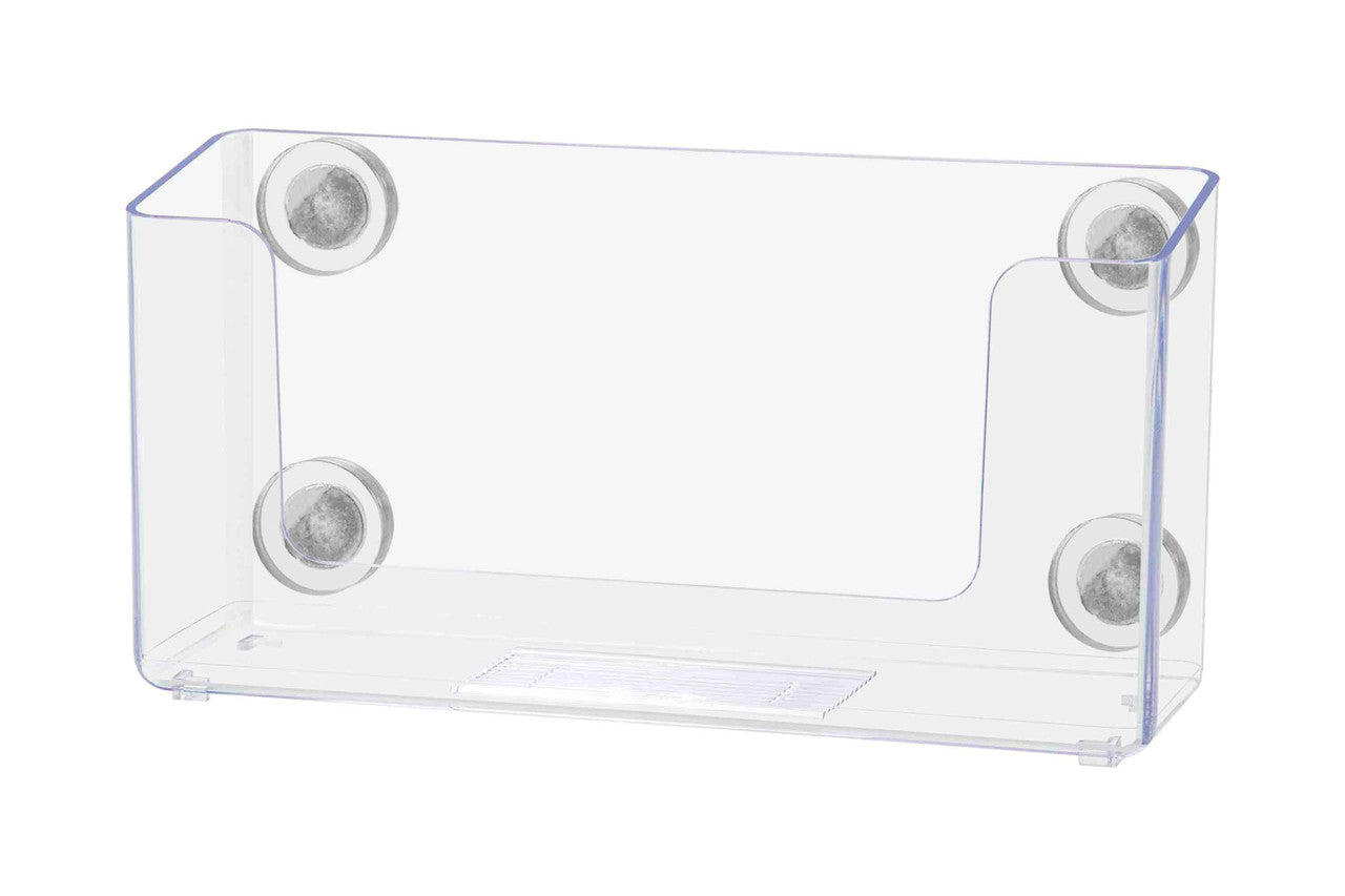 5"W Magnetic Postcard Holder Metal Mount Display