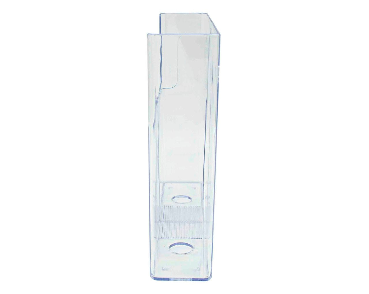 Wall 9.5"W Flyer Holder with Divider for Trifold Brochure Display