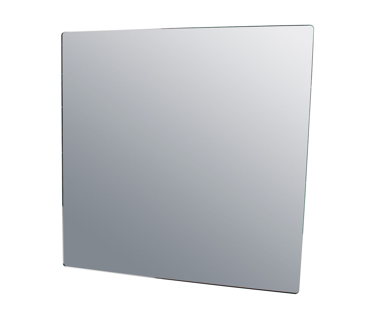 Metal Mount 12" x 12" Acrylic Mirror Sheet with Magnets