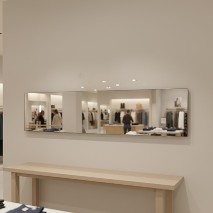 12" x 48" Acrylic Mirror Sheet for Replacement Glass Mirrors