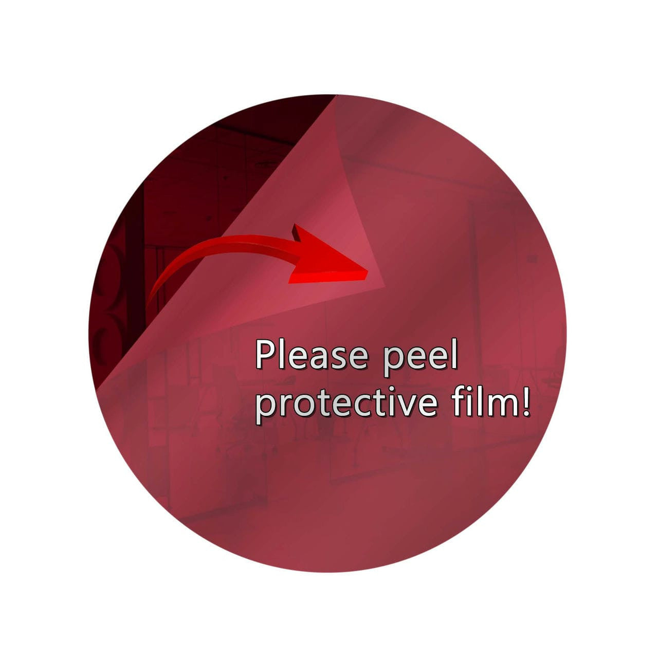 50 Pack Round Shaped Mirror Acrylic Pieces for Arts and Crafts