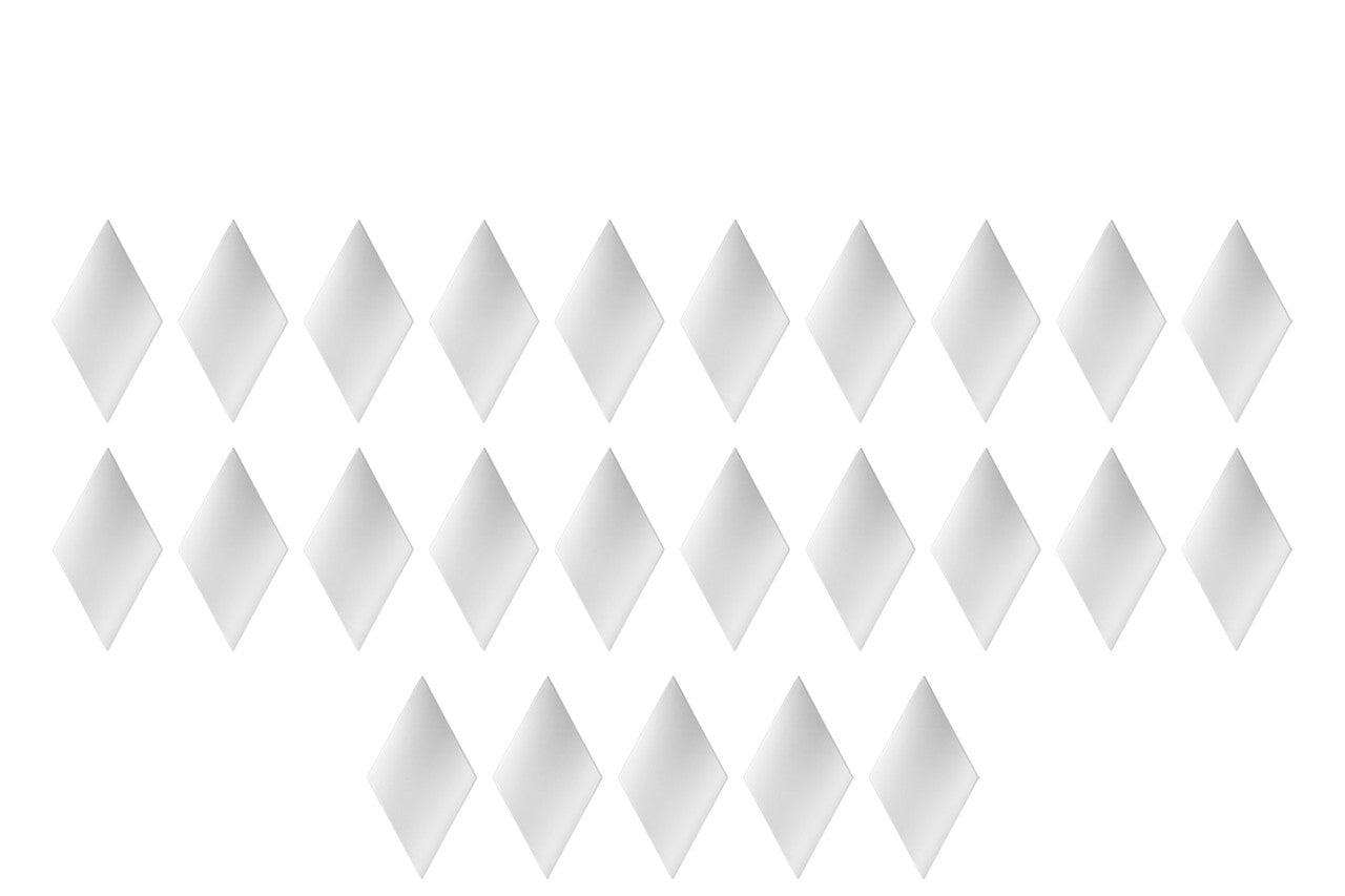 Diamond Mirror Pieces for Crafts Tiles Acrylic Pack of 25