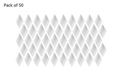 Diamond Mirror Pieces for Crafts Tiles Acrylic Pack of 50