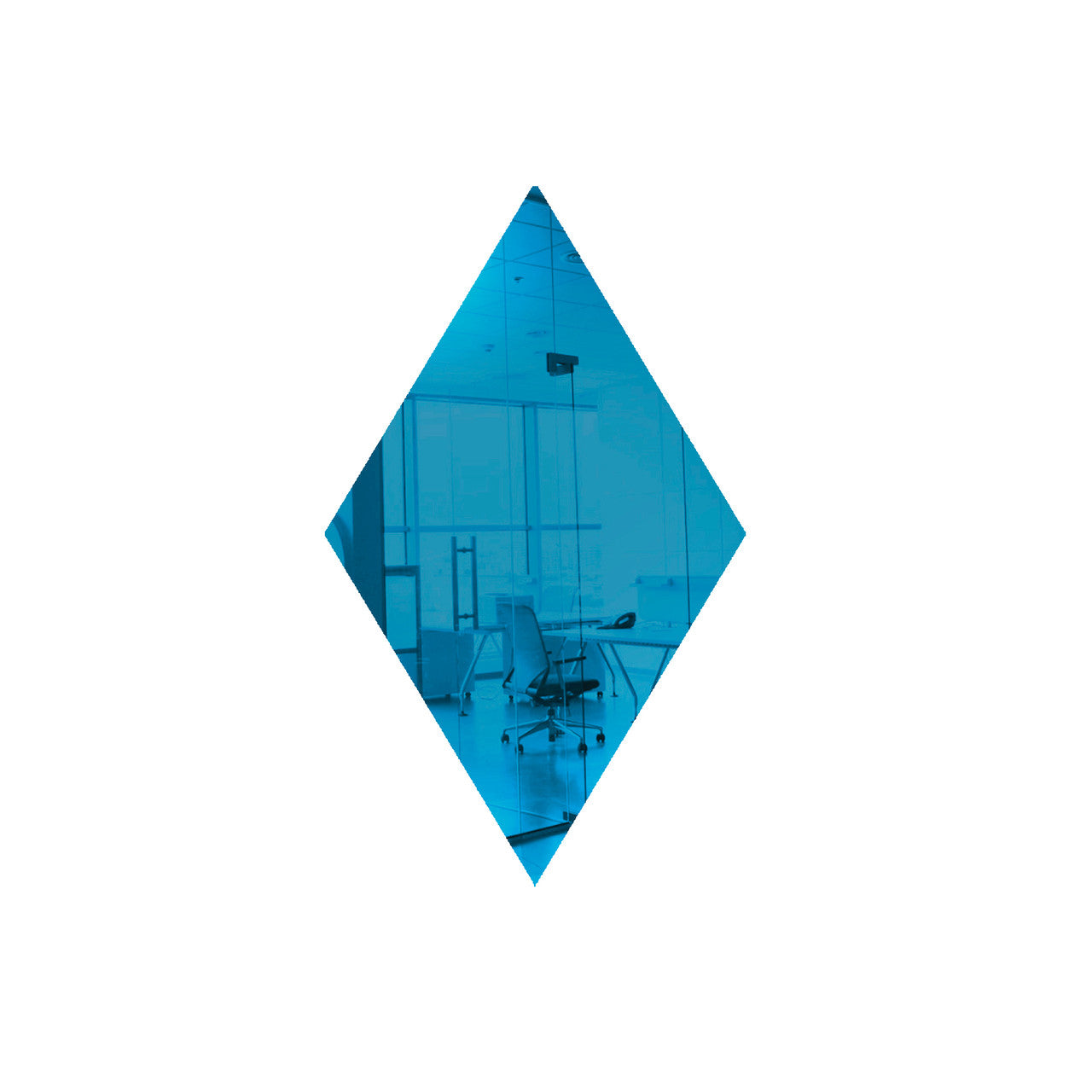 25 Pack Diamond Shaped Mirror Acrylic Pieces for Arts and Crafts