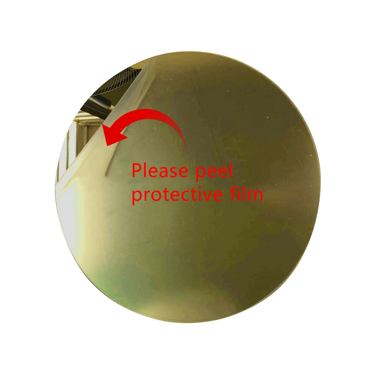 50 Pack Round Shaped Mirror Acrylic Pieces for Arts and Crafts