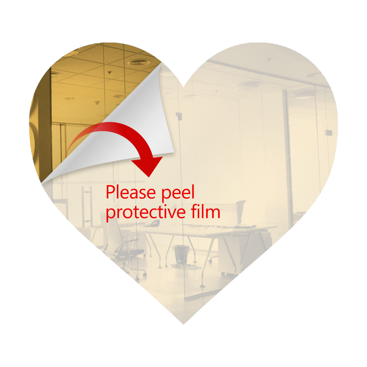 25 Pack Heart Shaped Mirror Acrylic Pieces for Arts and Crafts