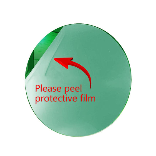 Light Green Round Mirror Acrylic Pieces for Arts and Crafts