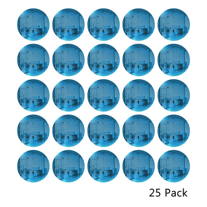 25 Pack Round Shaped Mirror Acrylic Pieces for Arts and Crafts