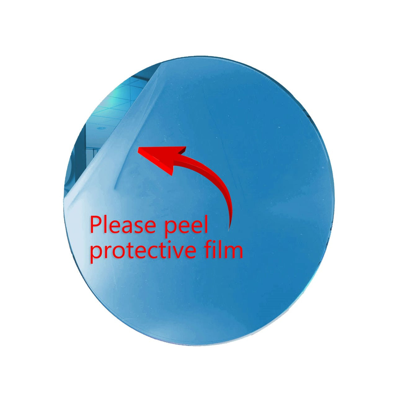 25 Pack Round Shaped Mirror Acrylic Pieces for Arts and Crafts