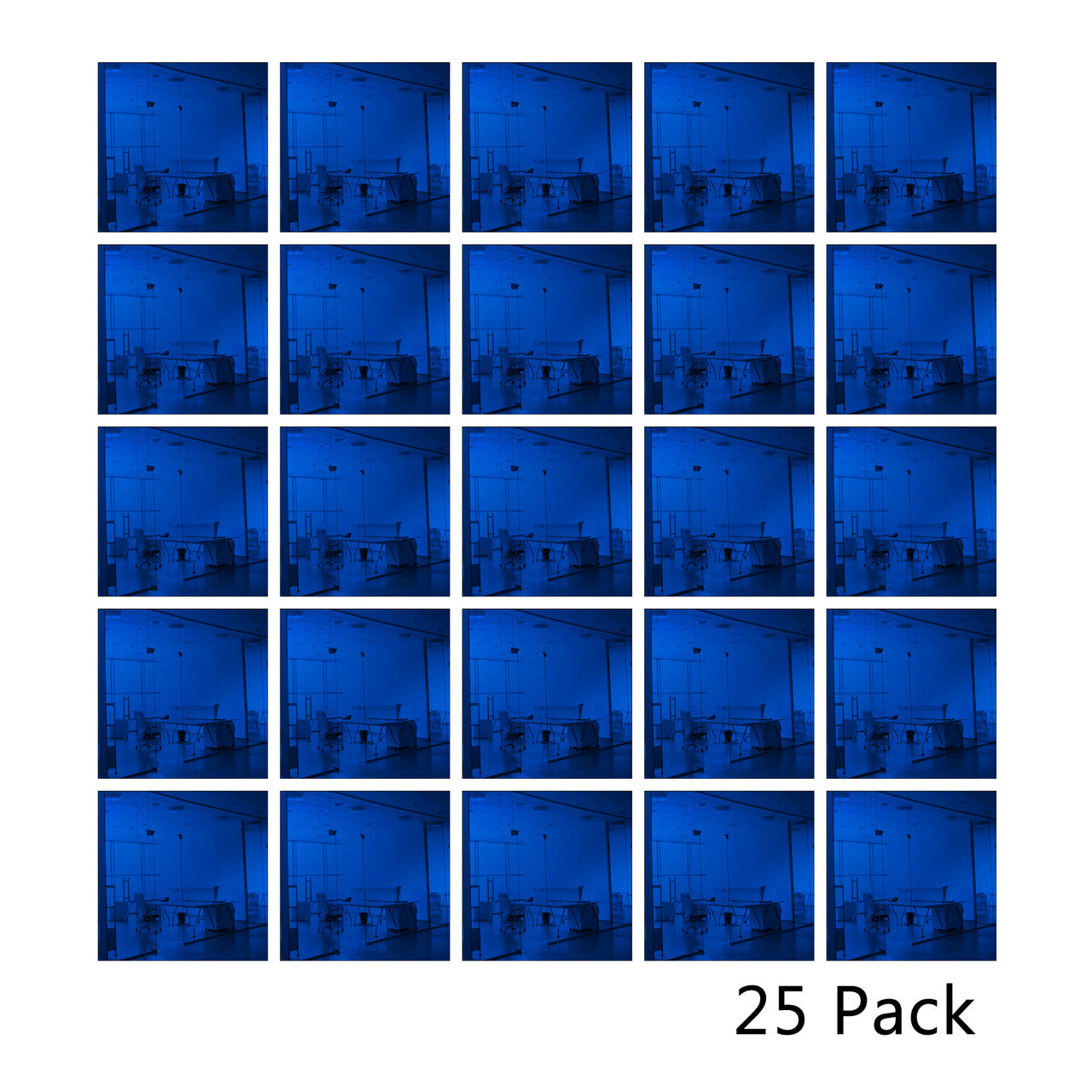 25 Pack Square Shaped Mirror Acrylic Pieces for Arts and Crafts