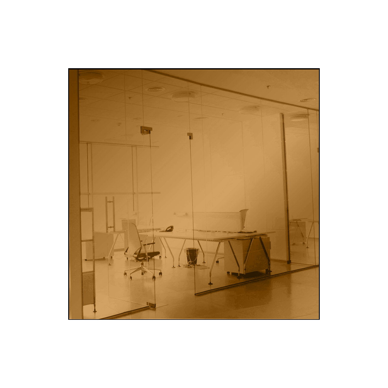 24" x 24" Acrylic Mirror Sheet with Adhesive Back